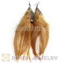120 Pair Per Bag Multi Coloured Cheap Long Feather Earrings Wholesale