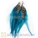 120 Pair Per Bag Multi Coloured Cheap Long Feather Earrings Wholesale