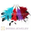 120 Pair Per Bag Multi Coloured Cheap Long Feather Earrings Wholesale