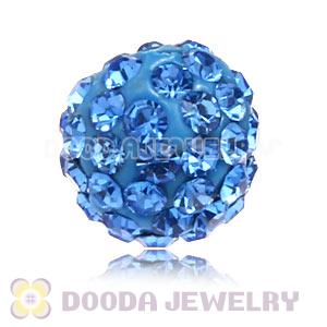 Special Price 10mm Handmade Pave Blue Crystal Beads Wholesale 