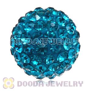 Special Price 12mm Handmade Pave Blue Crystal Beads Wholesale 