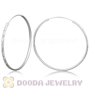 Dia 65mm Sterling Silver Hoop Earring European Beads Compatible