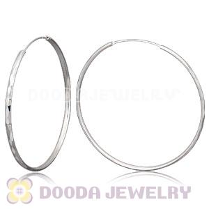 Dia 65mm Sterling Silver Hoop Earring European Beads Compatible