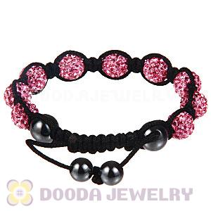 Wholesale On Sale Handmade Pave Pink Crystal TresorBeads Bracelets