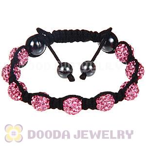 Wholesale On Sale Handmade Pave Pink Crystal TresorBeads Bracelets