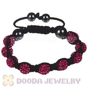 Wholesale Special Price Handmade Pave Fushia Crystal TresorBeads Bracelets