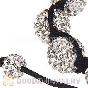 Wholesale On Sale Handmade Pave White Crystal TresorBeads Bracelets