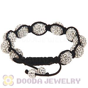 Wholesale On Sale Handmade Pave White Crystal TresorBeads Bracelets