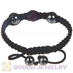 Wholesale On Sale Handmade Pave Crystal Macrame Bracelets