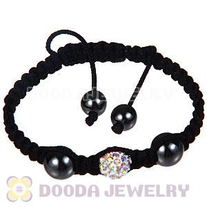 Wholesale On Sale Handmade Pave Crystal Macrame Bracelets