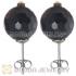10mm Black Onyx Sterling Silver Stud Earrings Wholesale