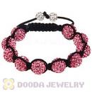 Wholesale Special Price Handmade Pave Pink Crystal TresorBeads Bracelets