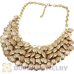 Chunky Multi Layers Bubble Bib Statement Necklace Wholesale