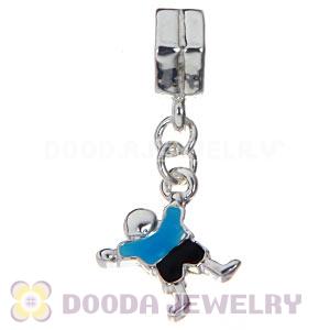 Silver Plated European Dangle Boy Charm Beads Wholesale 