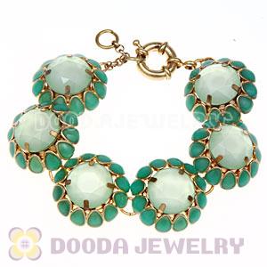 Cheap Green Crystal Cupcake Bubble Bracelet Wholesale