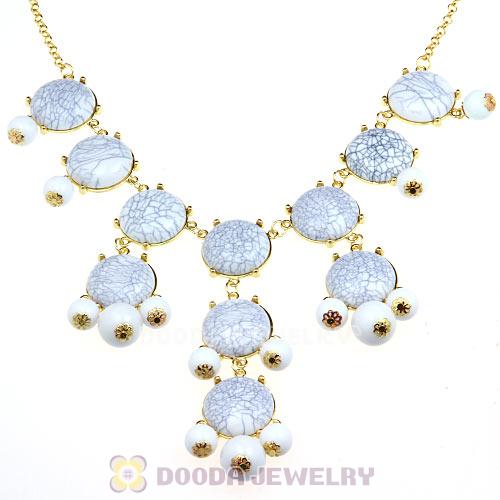 2012 New Fashion White Turquoise Bubble Necklaces Wholesale