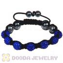 Wholesale Special Price Handmade Pave Blue Crystal TresorBeads Bracelets