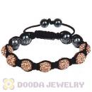 Wholesale Special Price Handmade Pave Rose Crystal TresorBeads Bracelets