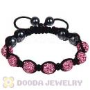 Wholesale Special Price Handmade Pave Pink Crystal TresorBeads Bracelets