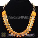 Chunky Gold Chain Resin Rhinestone Choker Collar Necklaces Wholesale