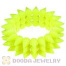 Fashion 3 Rows Rock Punk Spike Rivets Elastic Stretch Bangle Bracelet