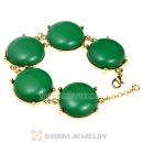 Cheap Resin Bead Dark Green Bubble Bracelets Wholesale