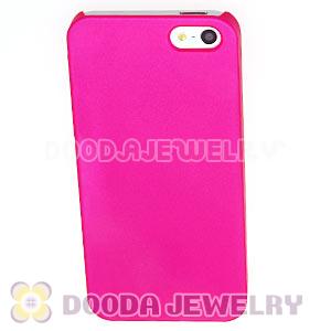 Ultra Slim Pink Frosted Hard Cover iPhone5 Cases Wholesale