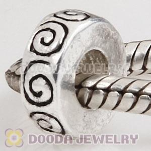 European Charm Jewelry Silver Plated Spacer Beads And Charms Wholesale