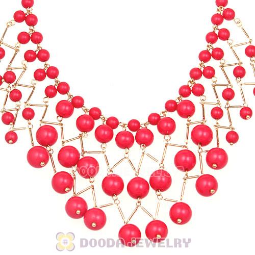 Fashion Roseo Bauble Cascade Bib Necklace Wholesale