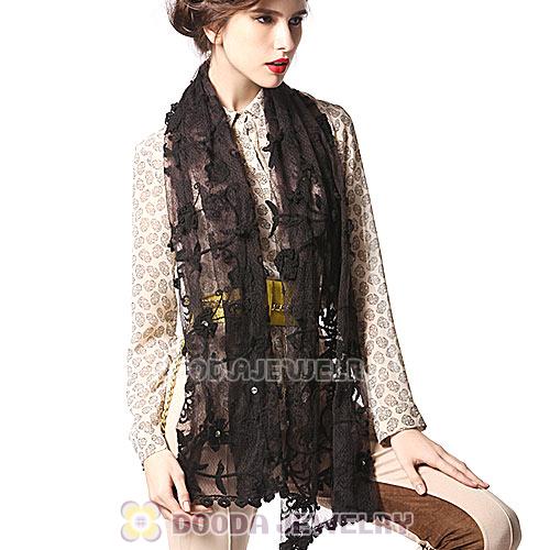 Urban Retro Style Classic Openwork Lace Pashmina Scarves Shawls Wholesale