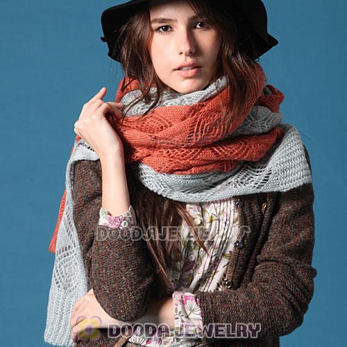 Cheap Mori Girl Knitting Style Pashmina Scarf Infinity Scarves Wholesale