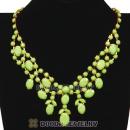 Chunky Multilayer Resin Rhinestone Choker Bib Collar Necklace Wholesale