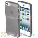 Ultra Slim Frosted Transparent Soft Rubber Cover Cases For iPhone5 Gen 5th 5G