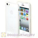 Ultra Slim Frosted Transparent Soft Rubber Cover Cases For iPhone5 Gen 5th 5G