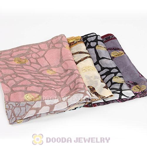 Cheap European Office Lady Mulberry Silk Scarves Pashmina Shawls Wrap Wholesale