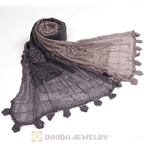 Urban Retro Tassel Cottony Scarves Pashmina Scarf Shawl For Women