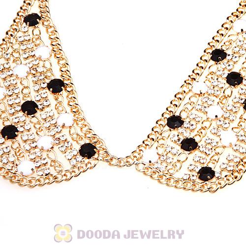 Crystal Resin Rhinestone Choker Collar Bib Necklaces Wholesale