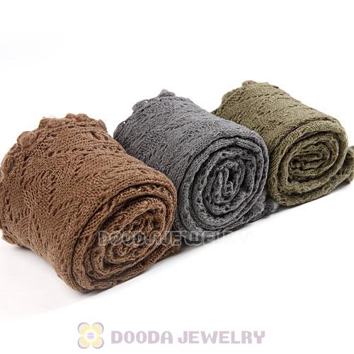 Extra Long Scarves Knitting Style Pashmina Shawl Scarf Wrap