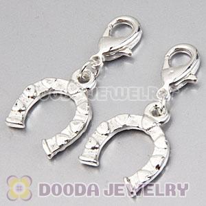 Fashion Tscharm Jewelry Silver Plated Alloy Horseshoe Charms Wholesale 