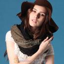 Mori Girl Extra Long Khaki Scarves Knitting Style Pashmina Shawl Scarf Wholesale