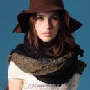Mori Girl Extra Long Black Scarves Knitting Style Pashmina Shawl Scarf Wholesale