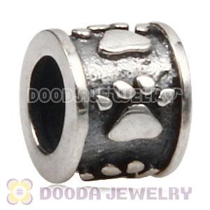 Antique Sterling Silver European Dog Pawprint Charm Wholesale