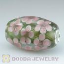 Murano Glass Olivary Shape Beads fit European Necklace and Bracelets