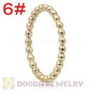 Gold Plated Sterling Silver European Stackable Bubble Ring Wholesale