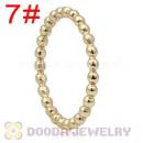 Gold Plated Sterling Silver European Stackable Bubble Ring Wholesale