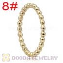 Gold Plated Sterling Silver European Stackable Bubble Ring Wholesale