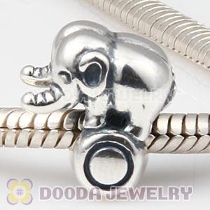 925 Sterling Silver Elephant Charm Beads Wholesale