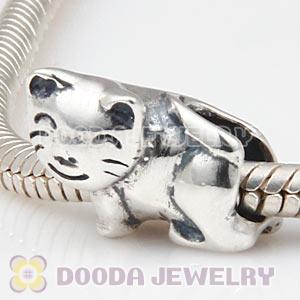 925 Sterling Silver Cat Charm Beads Wholesale
