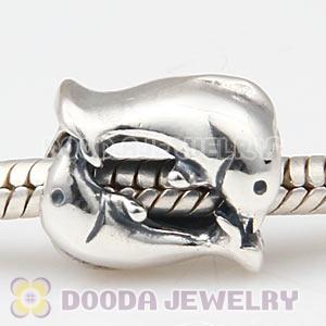 925 Sterling Silver Dolphin Charm Beads Wholesale