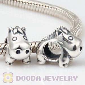European 925 Sterling Silver Horse Charm Beads Wholesale